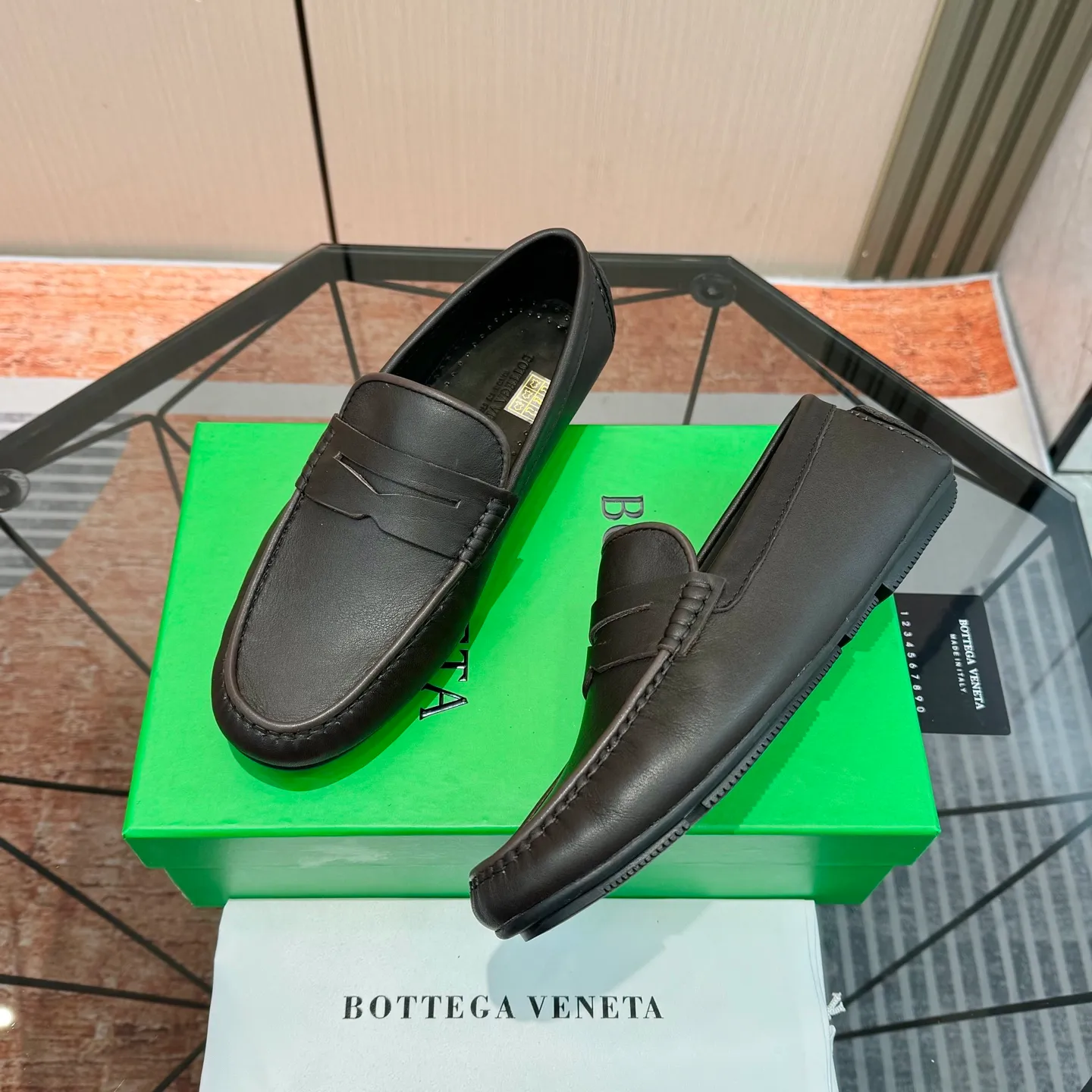 Men's shoes 💰560 [Botte* Venetta (BV)] Official website synchronization, high-end quality!